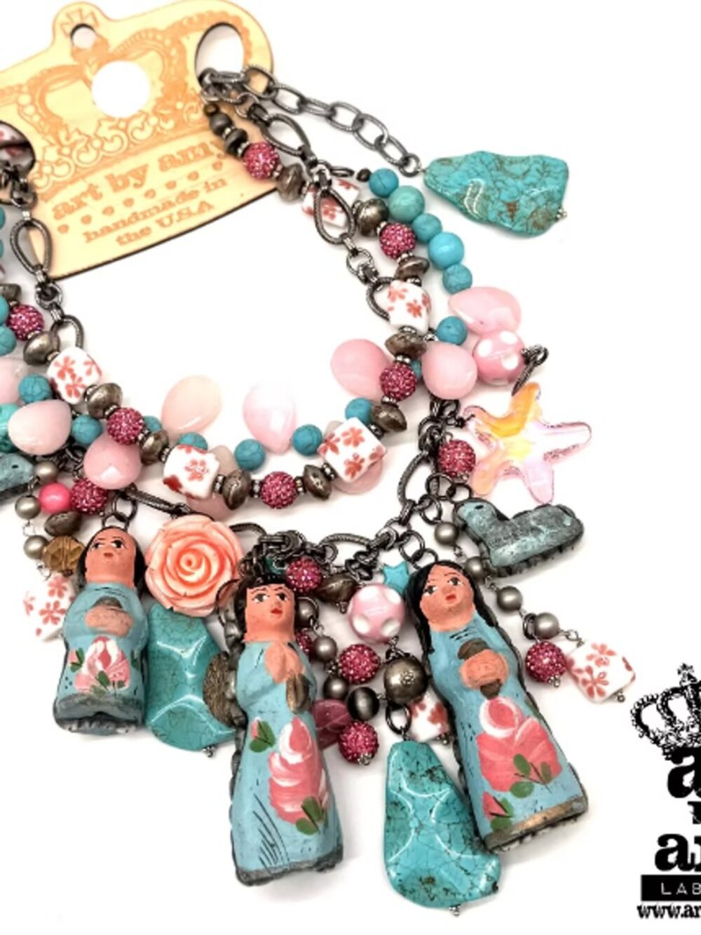 Art by Amy Labbe - Nativity Love Necklace - Picture 5 of 5